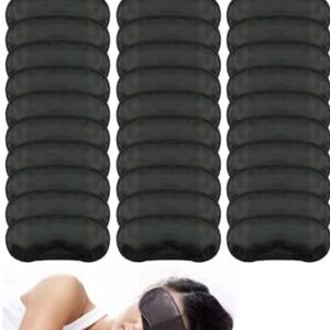 Black Sleep Mask Set of 30
